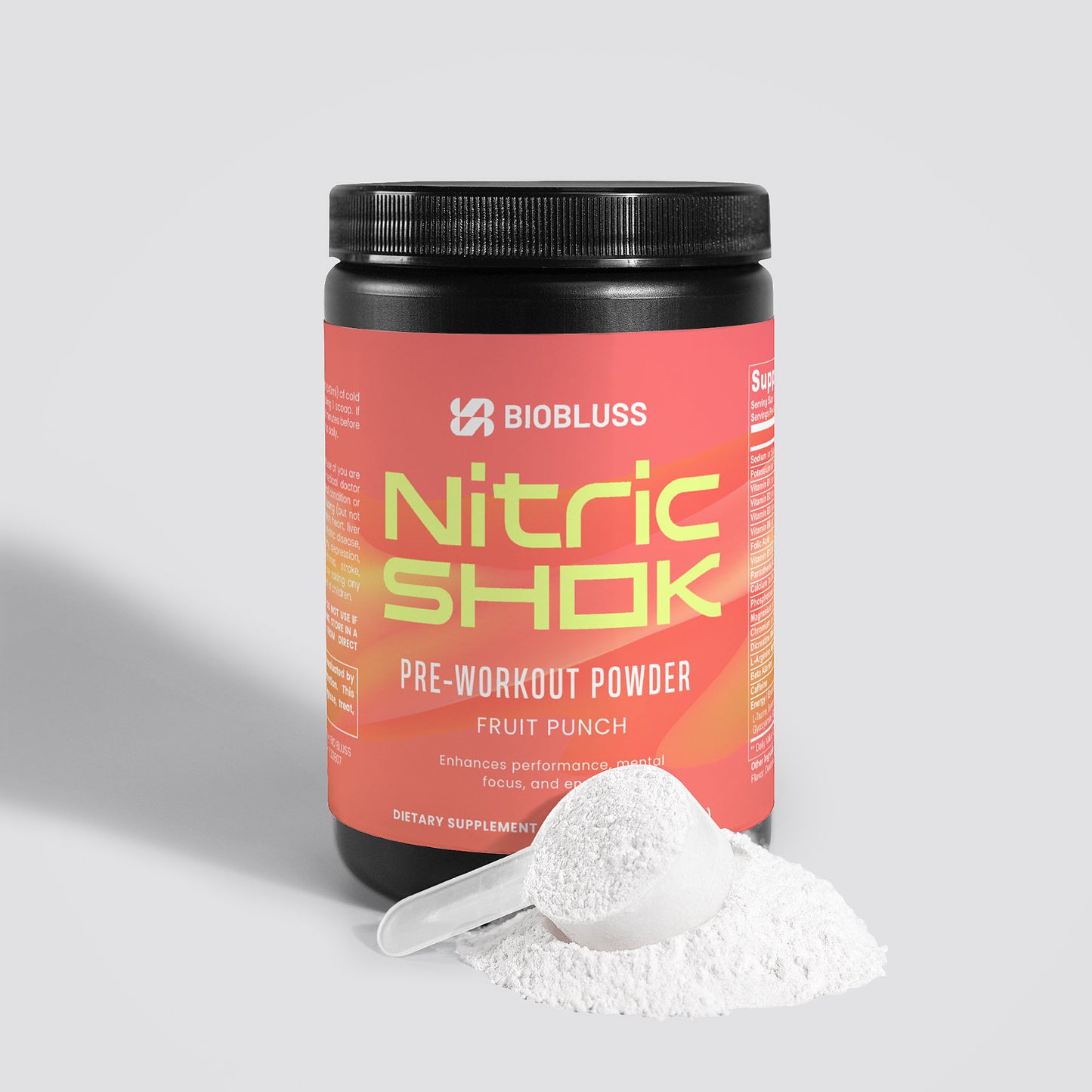 Nitric Shock Pre-Workout Powder (Fruit Punch)